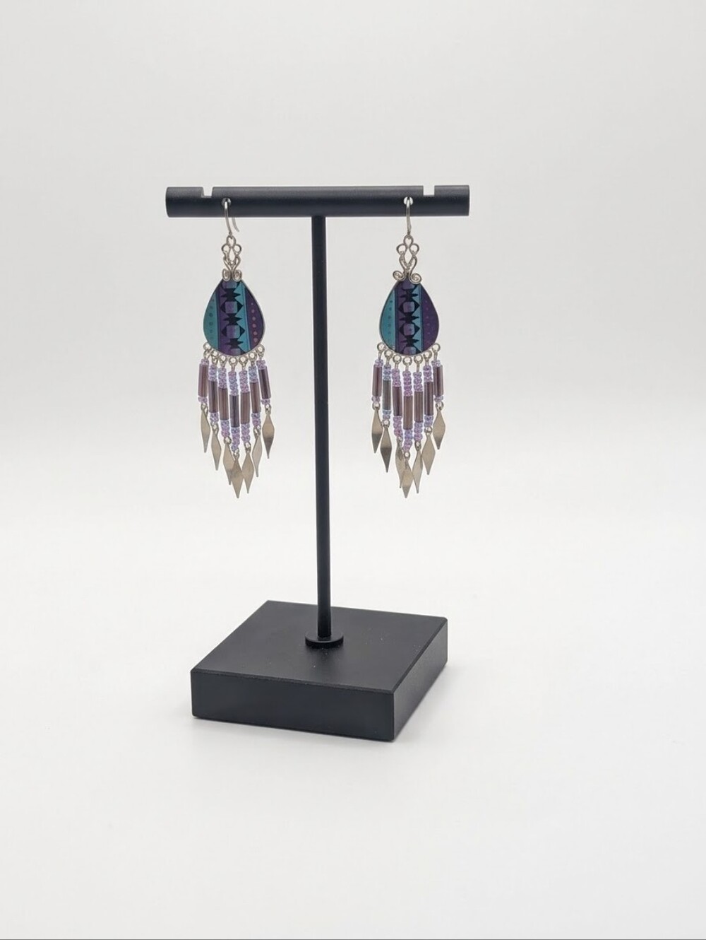 Beaded Navajo Style Earrings